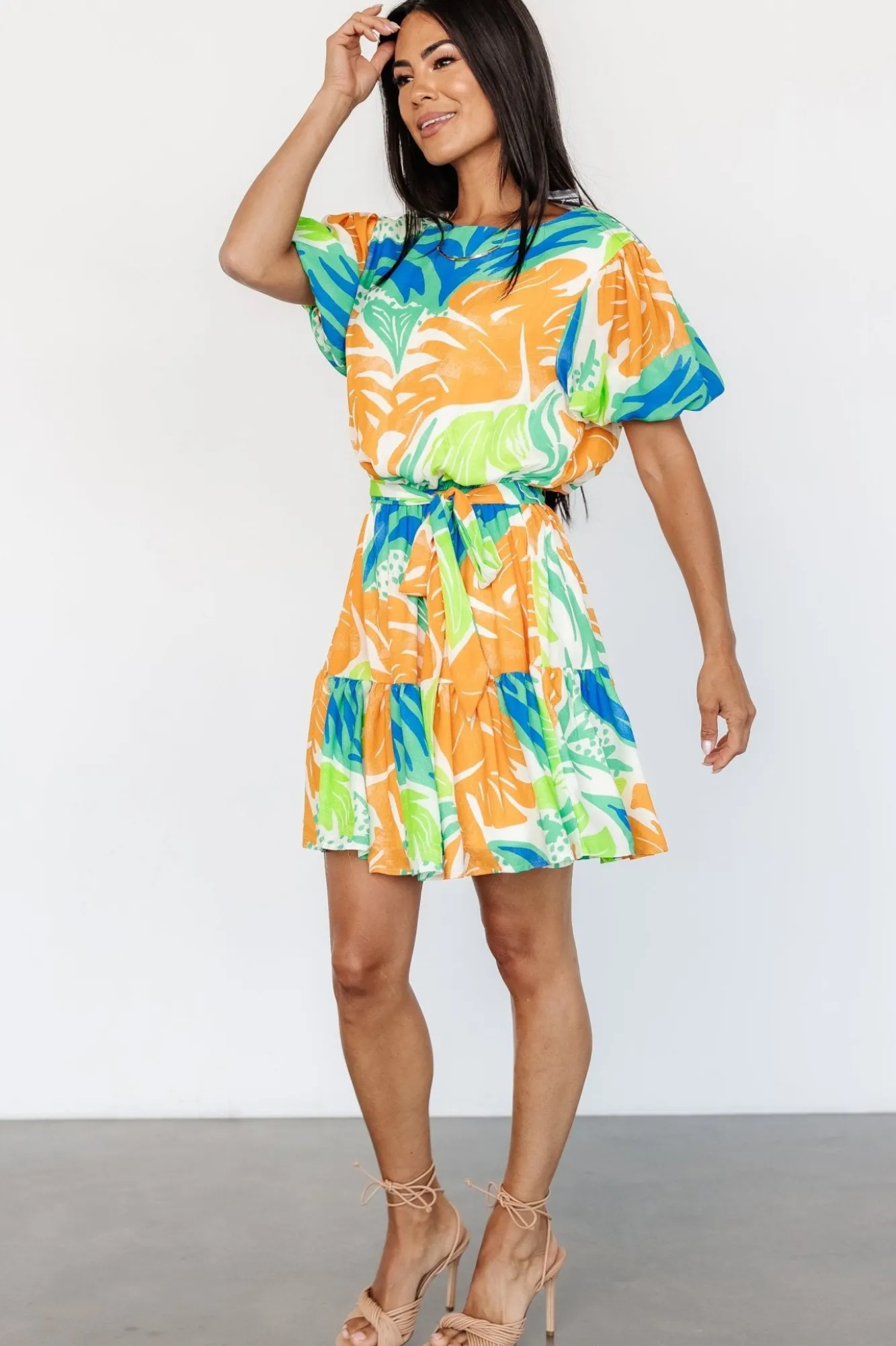 Baltic Born Cabo Short Dress | Multi Print