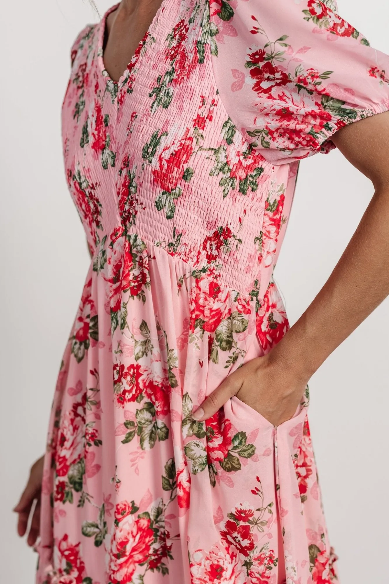 Baltic Born Cadella Maxi Dress | Pink Floral