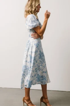 Baltic Born Cadence Midi Dress | Blue Floral