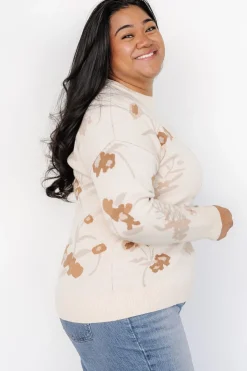 Baltic Born Calla Sweater | Natural Print