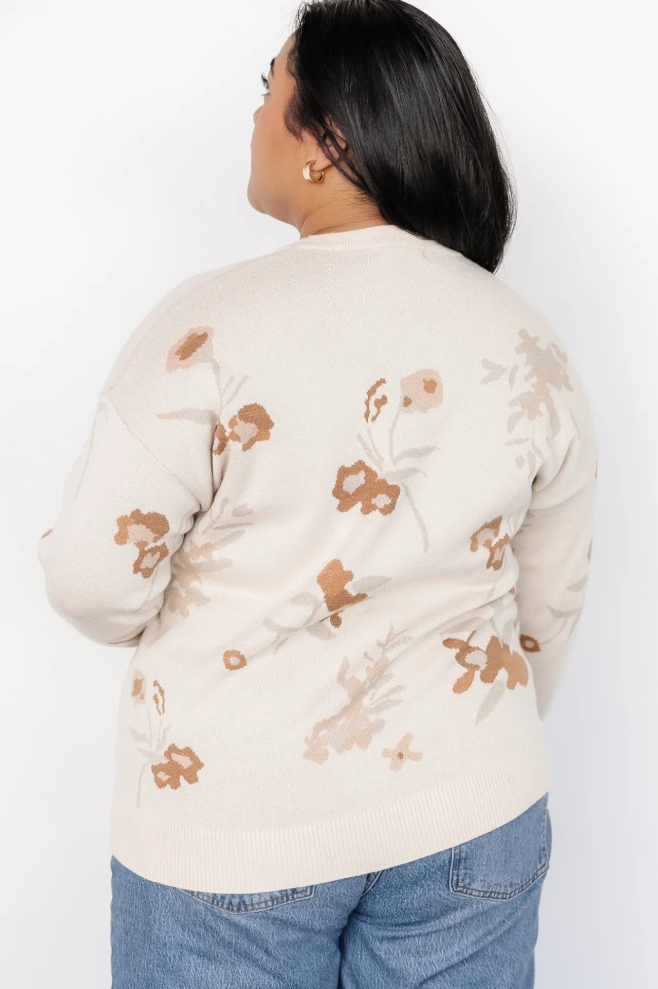 Baltic Born Calla Sweater | Natural Print