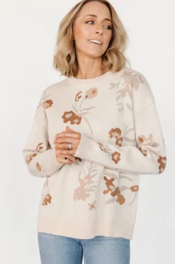 Baltic Born Calla Sweater | Natural Print