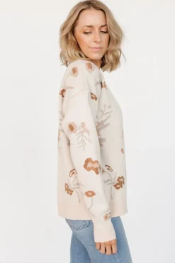Baltic Born Calla Sweater | Natural Print