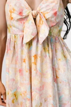 Baltic Born Camellia Mini Dress | Pastel Multi