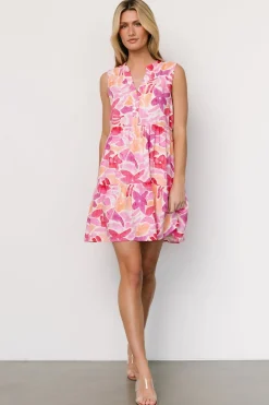 Baltic Born Cami Short Dress | Pink Multi