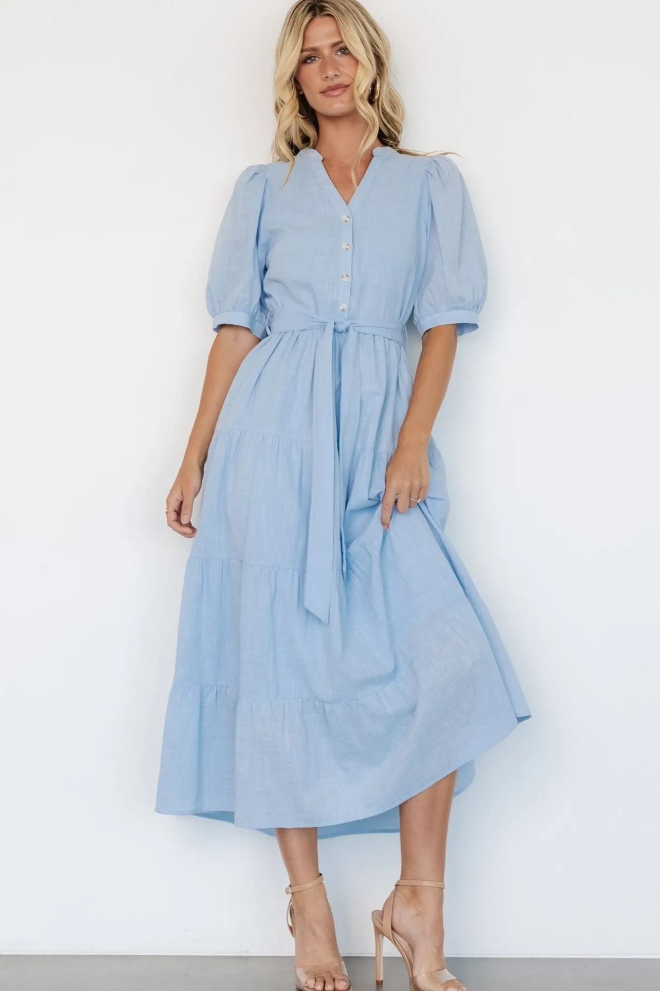 Baltic Born Camille Maxi Dress | Light Blue