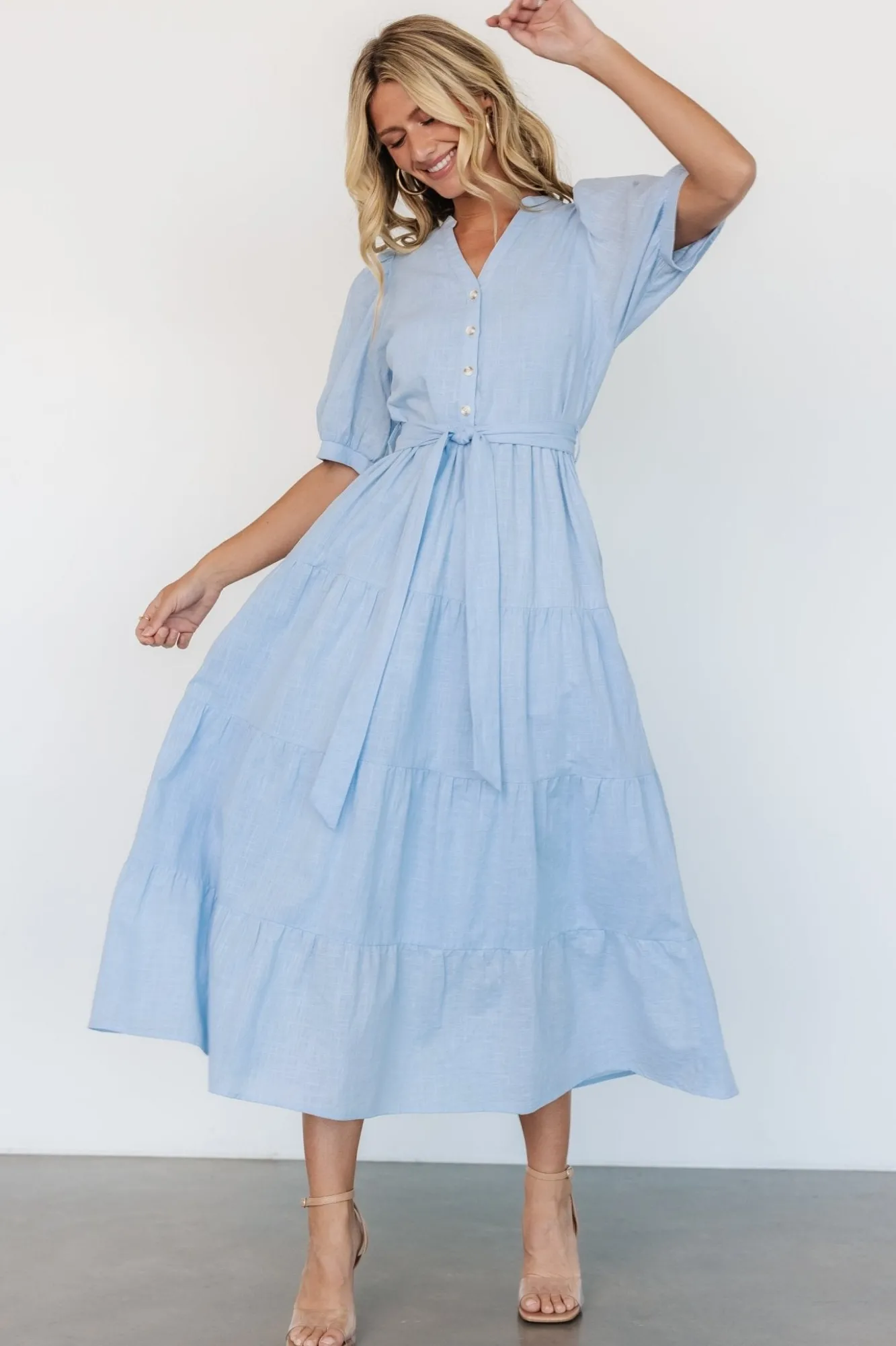 Baltic Born Camille Maxi Dress | Light Blue