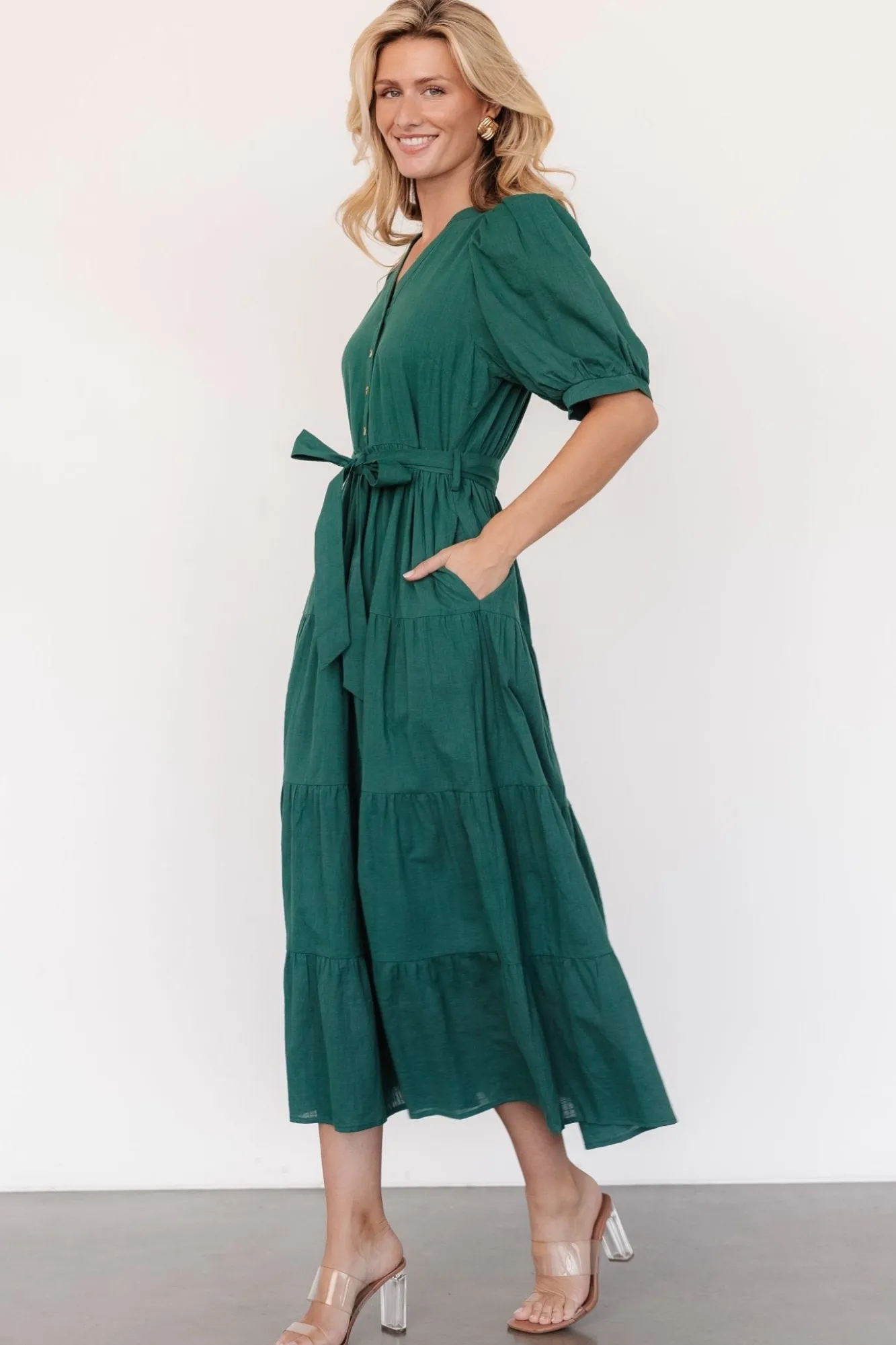 Baltic Born Camille Maxi Dress | Vintage Green