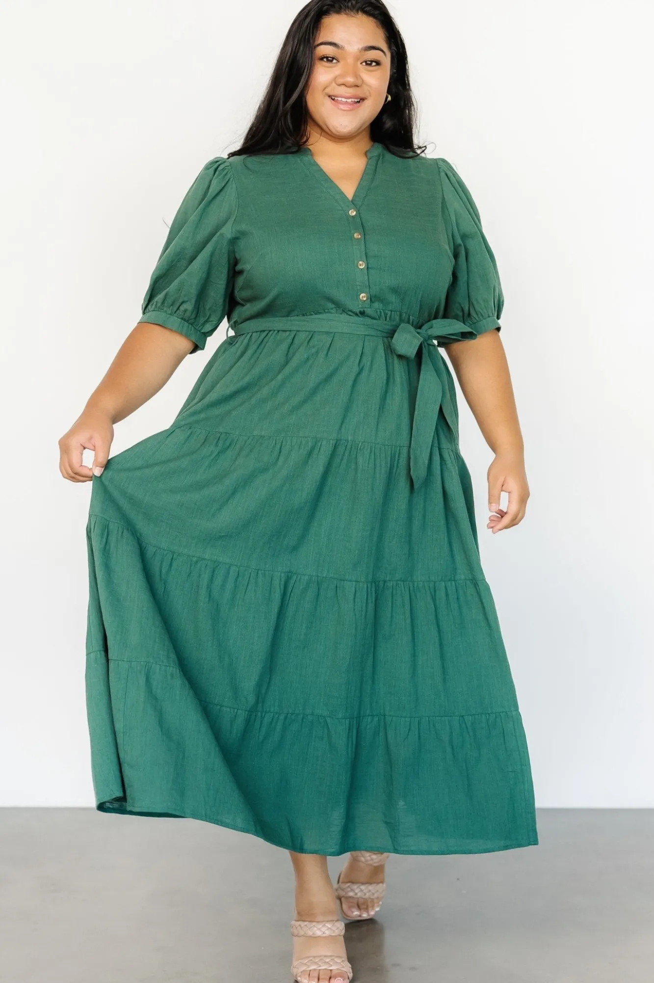 Baltic Born Camille Maxi Dress | Vintage Green