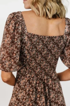 Baltic Born Camryn Maxi Dress | Brown Floral