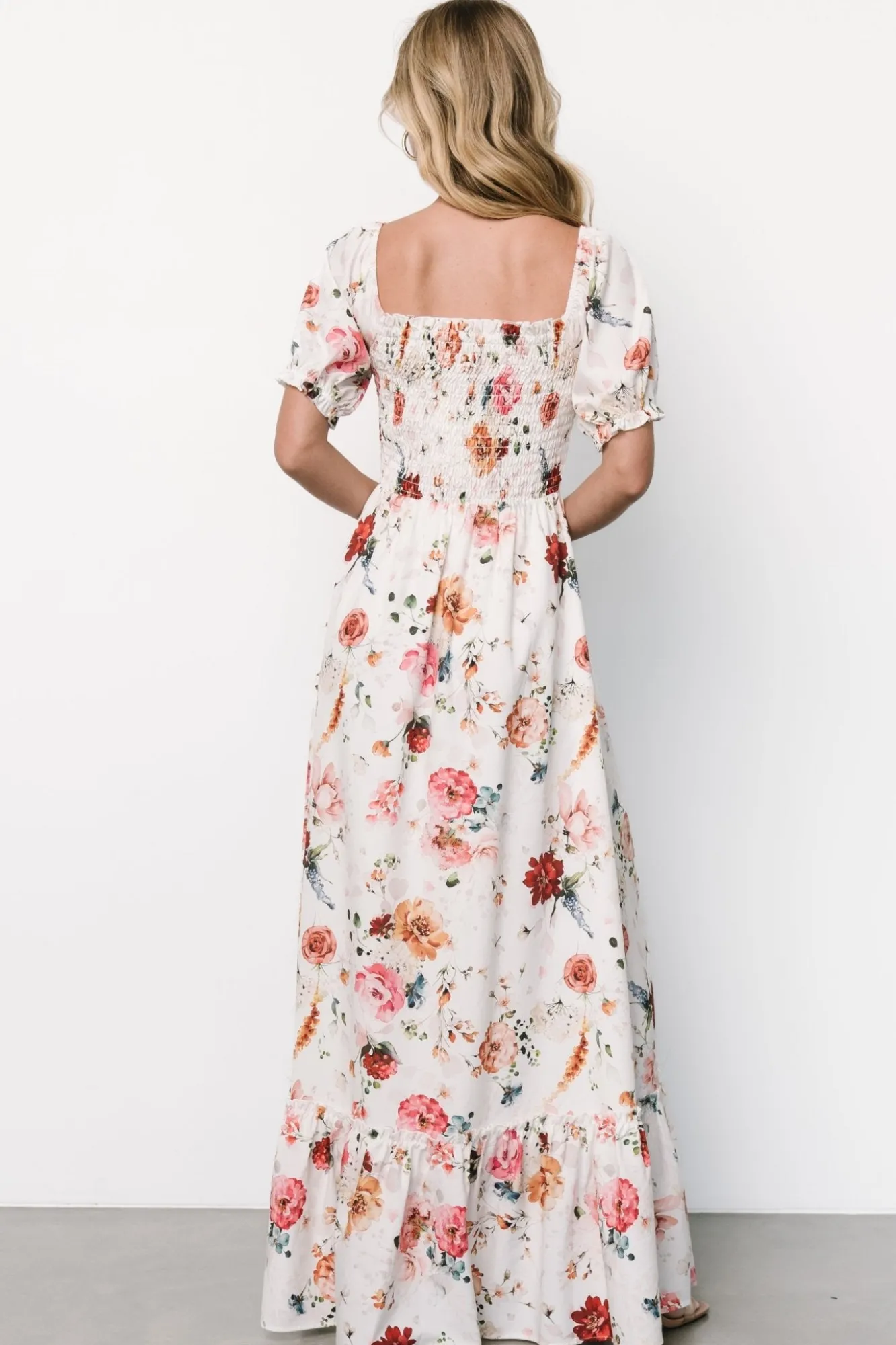 Baltic Born Capri Smocked Maxi Dress | Multi Floral