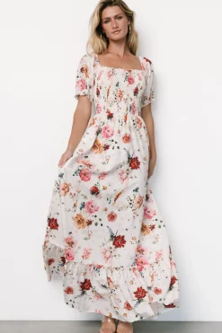 Baltic Born Capri Smocked Maxi Dress | Multi Floral
