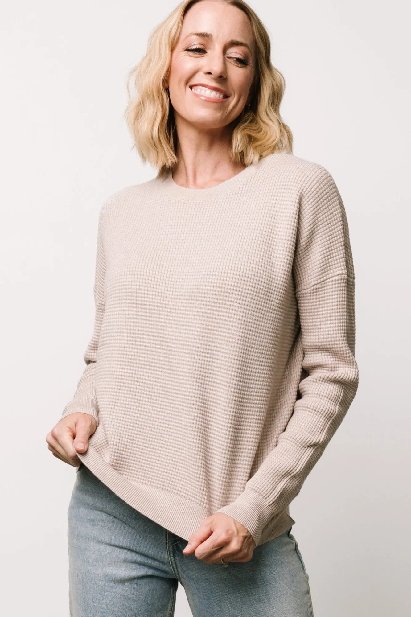 Baltic Born Carey Waffle Sweater |