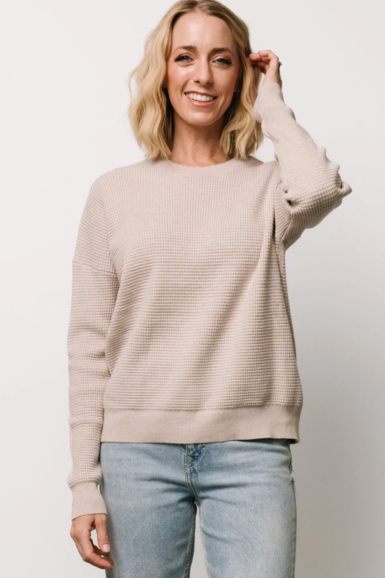 Baltic Born Carey Waffle Sweater |