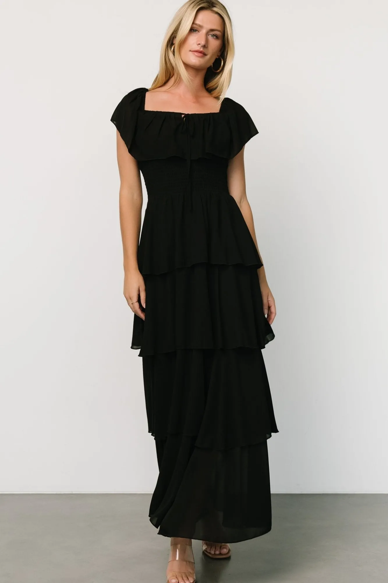 Baltic Born Carina Off Shoulder Maxi Dress |
