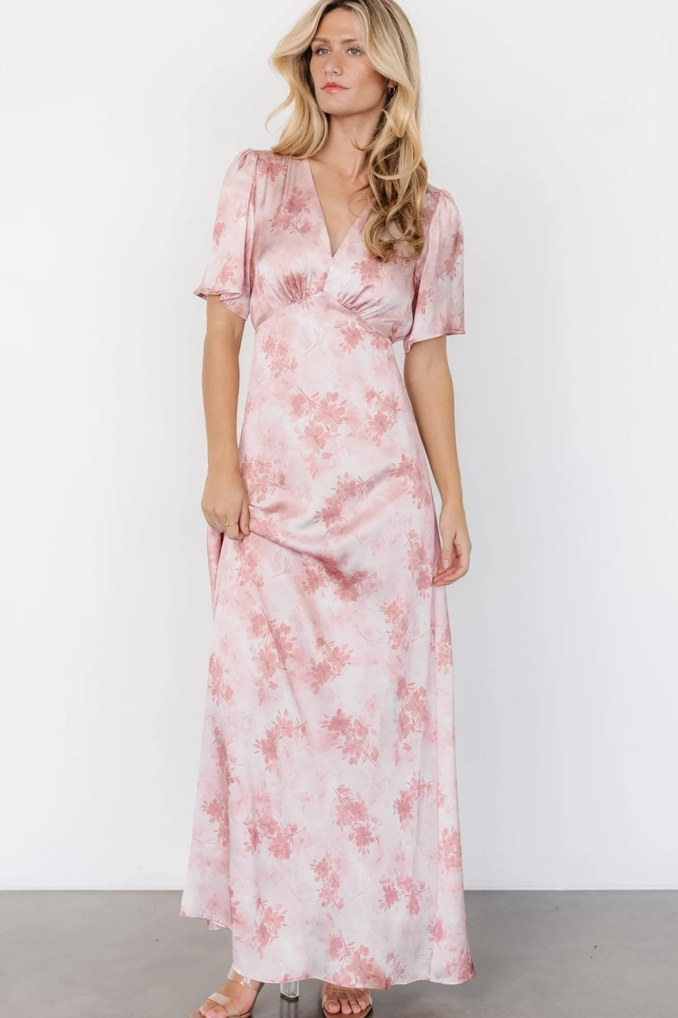 Baltic Born Carmen Maxi Dress | Blush Floral
