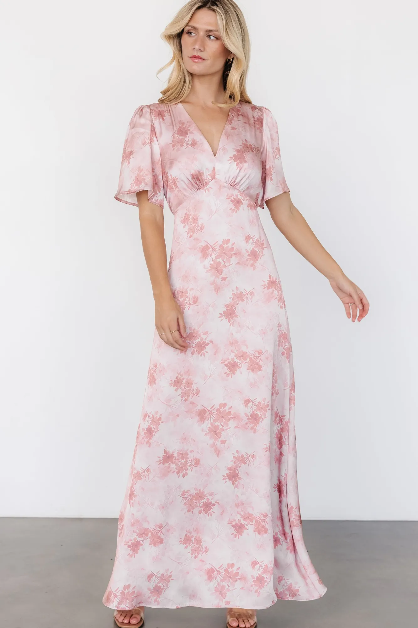 Baltic Born Carmen Maxi Dress | Blush Floral