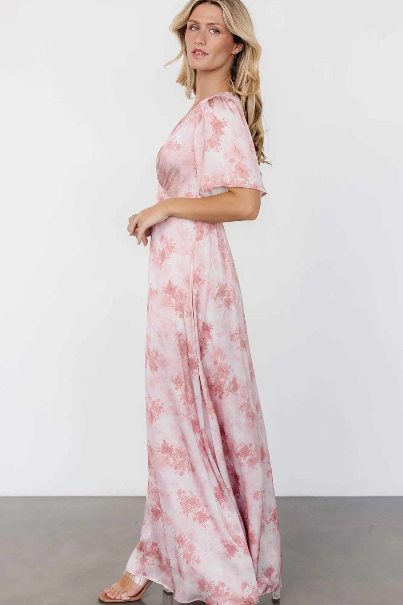 Baltic Born Carmen Maxi Dress | Blush Floral