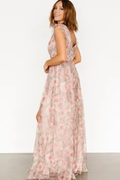 Baltic Born Carmine Maxi Dress | Mauve Floral
