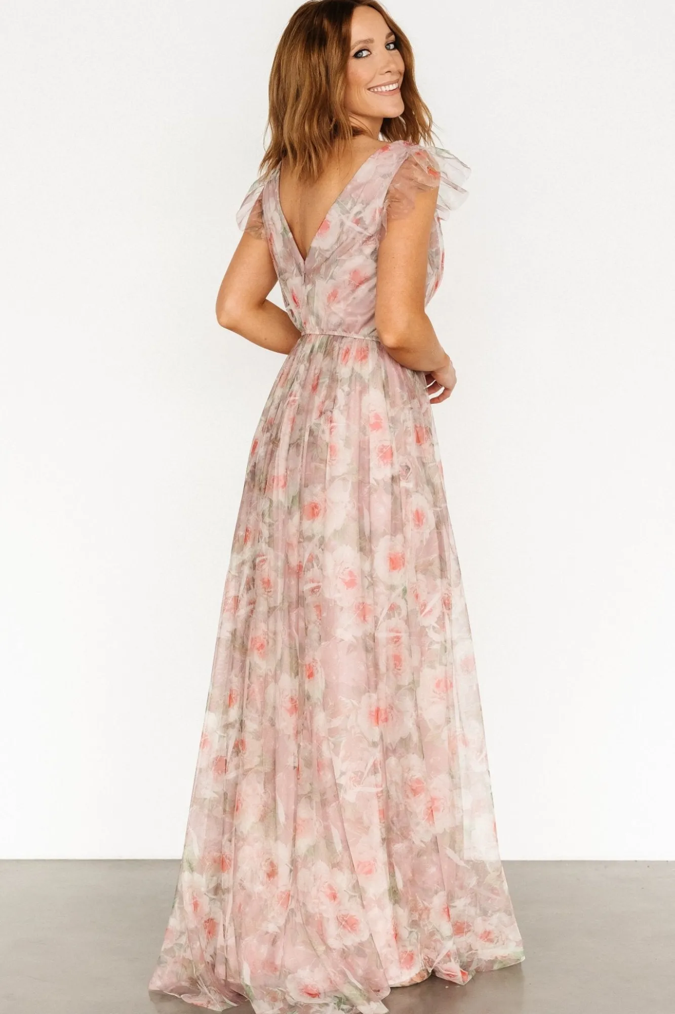 Baltic Born Carmine Maxi Dress | Mauve Floral