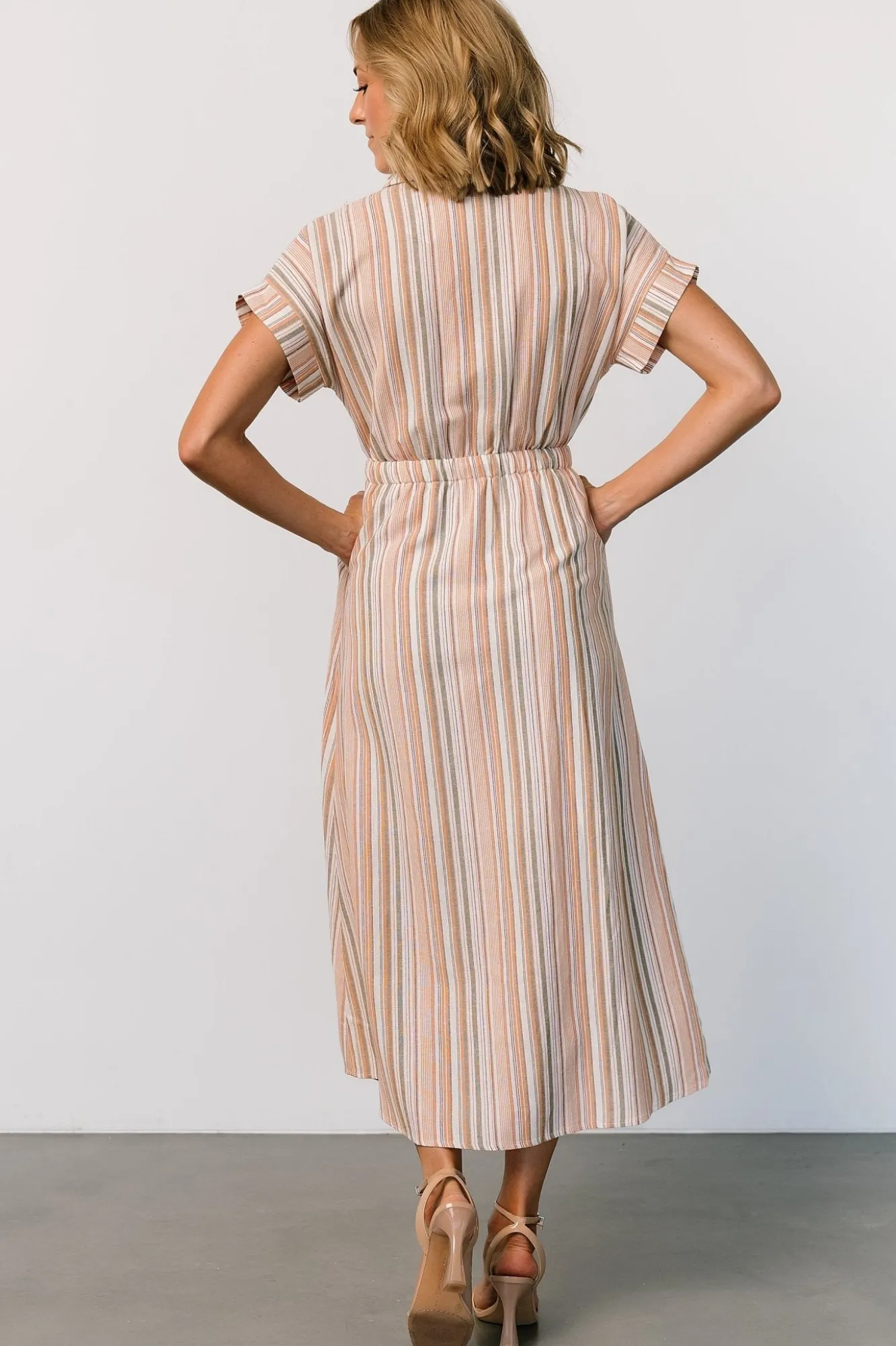 Baltic Born Carole Midi Dress | Multi Stripe