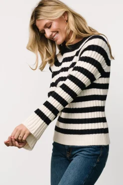 Baltic Born Carrie Striped Sweater | Navy + Ivory