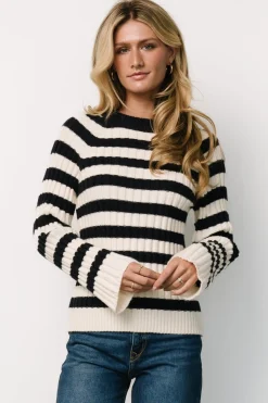 Baltic Born Carrie Striped Sweater | Navy + Ivory