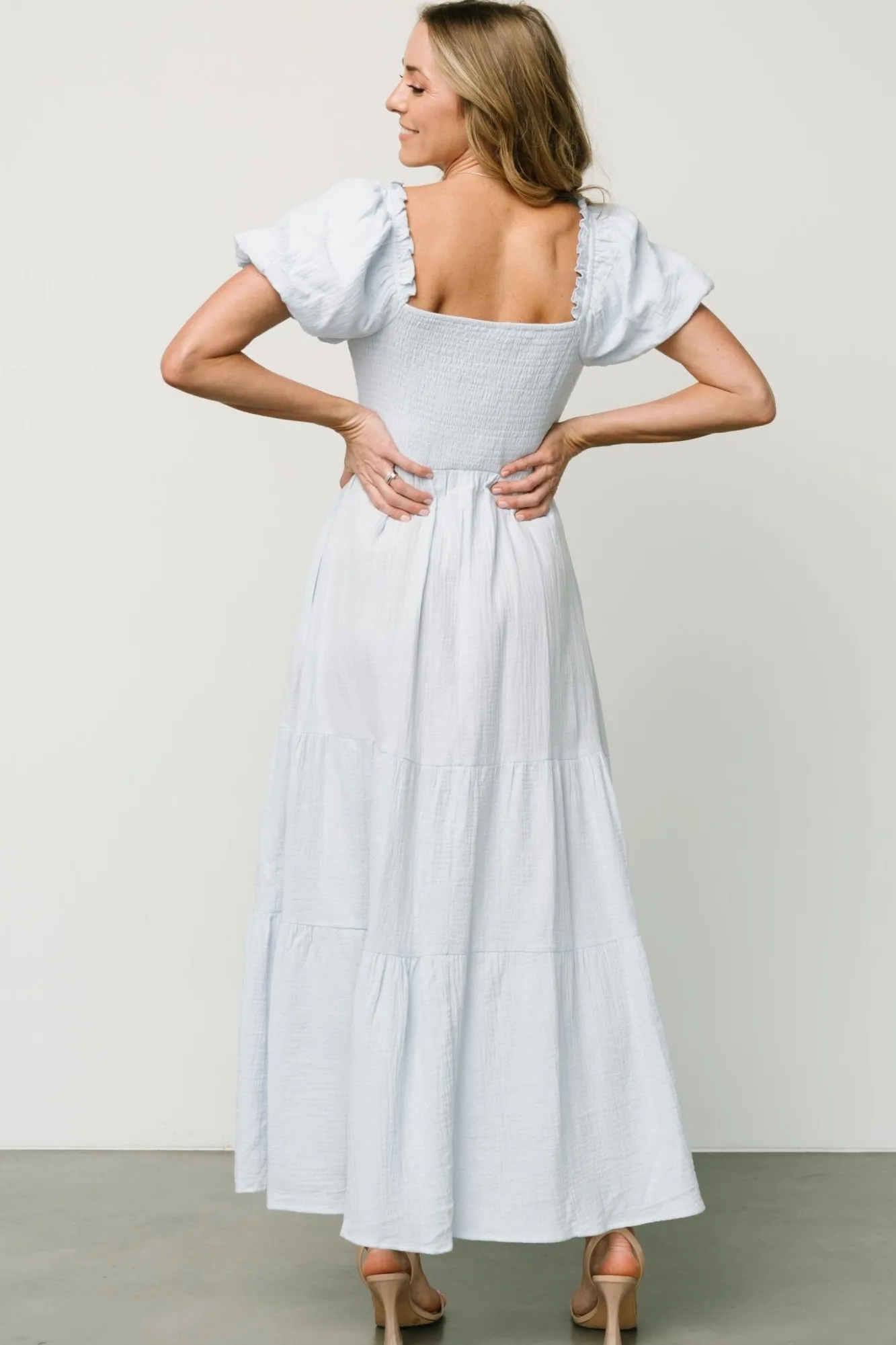 Baltic Born Carrington Maxi Dress | Light Blue