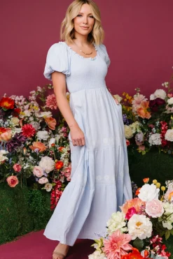 Baltic Born Carrington Maxi Dress | Light Blue