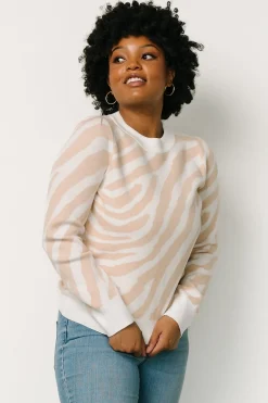 Baltic Born Carter Sweater | Oatmeal Print