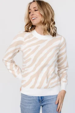 Baltic Born Carter Sweater | Oatmeal Print