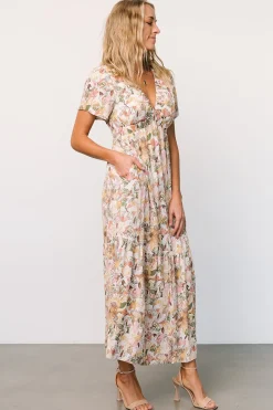 Baltic Born Cassie Short Sleeve Dress | Multi Floral