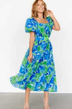 Baltic Born Catalina Midi Dress | Blue + Green