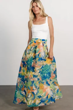 Baltic Born Cayman Maxi Skirt | Blue Multi