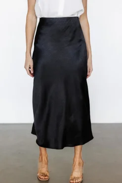Baltic Born Celeste Satin Midi Skirt |