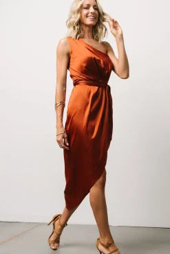 Baltic Born Celia One Shoulder Midi Dress |