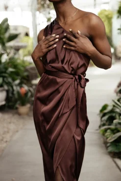 Baltic Born Celia One Shoulder Midi Dress |