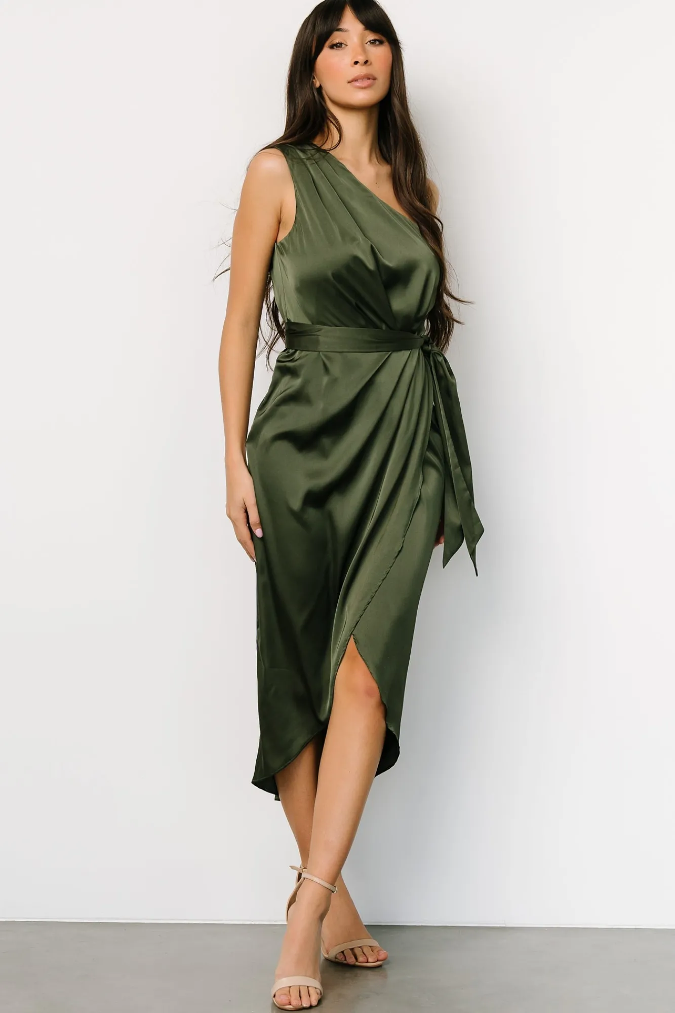 Baltic Born Celia One Shoulder Midi Dress |