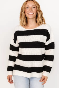 Baltic Born Cervinia Knit Sweater | Cream + Black