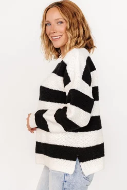 Baltic Born Cervinia Knit Sweater | Cream + Black