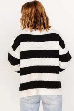 Baltic Born Cervinia Knit Sweater | Cream + Black