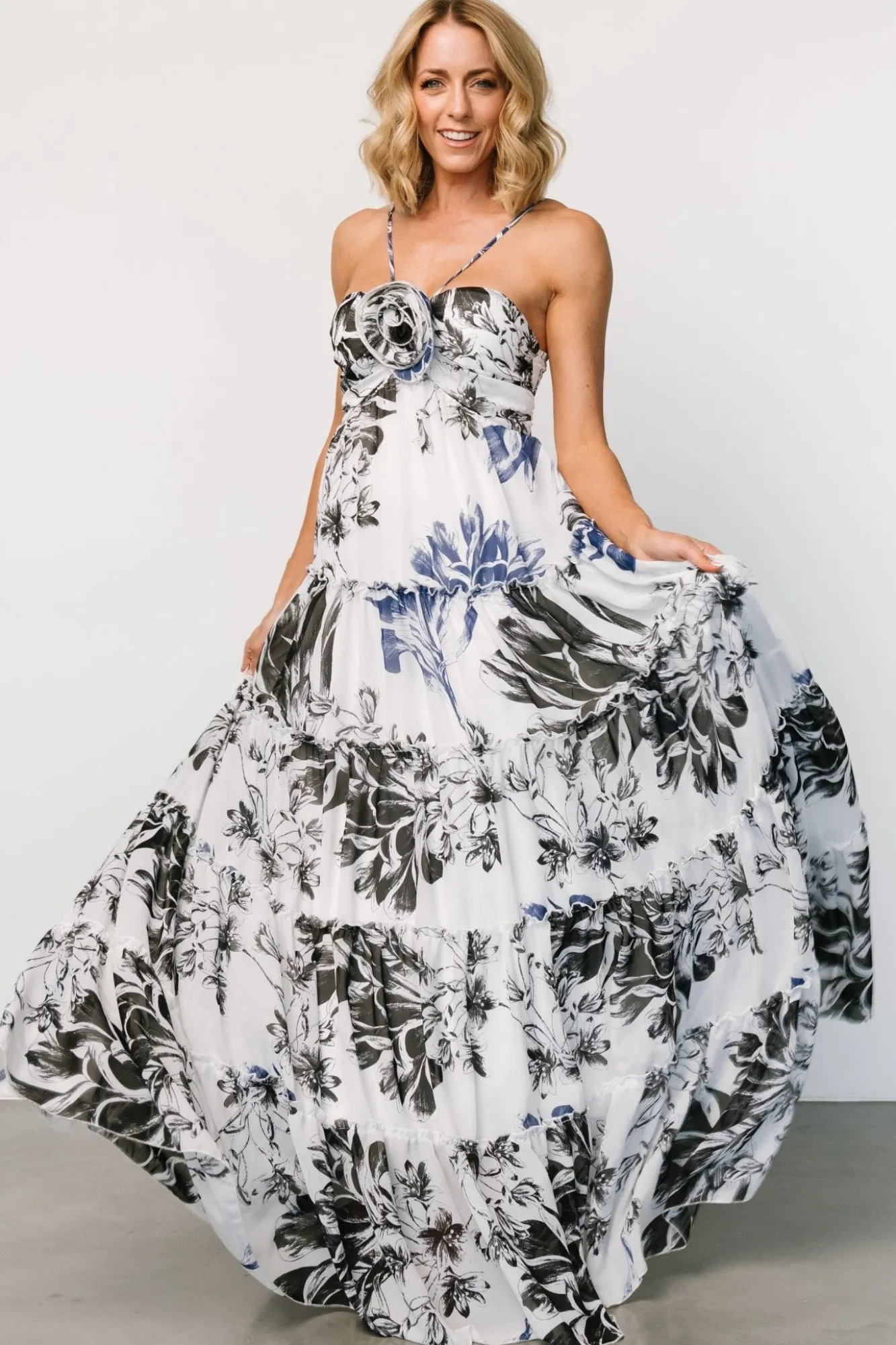 Baltic Born Charmaine Maxi Dress | Navy + Black Floral