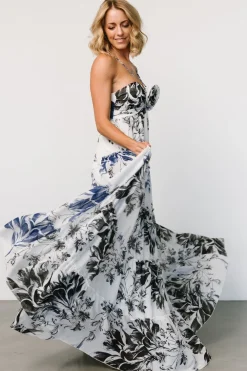 Baltic Born Charmaine Maxi Dress | Navy + Black Floral