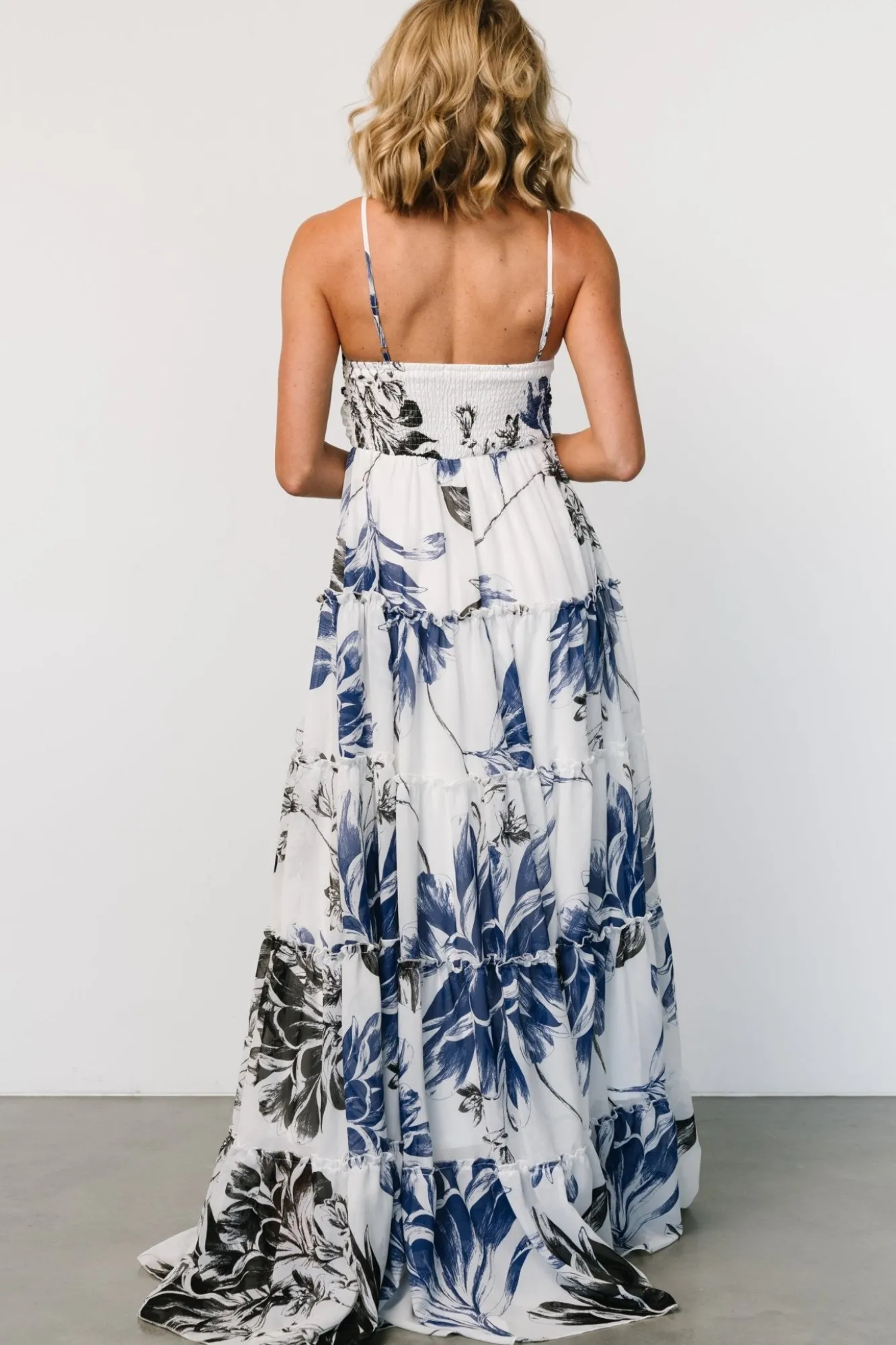 Baltic Born Charmaine Maxi Dress | Navy + Black Floral
