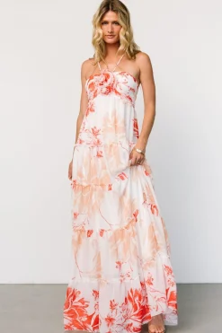 Baltic Born Charmaine Maxi Dress | Red + Natural Floral