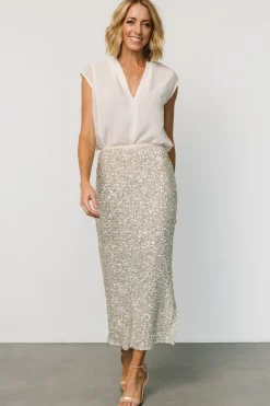 Baltic Born Charmed Sequin Midi Skirt |