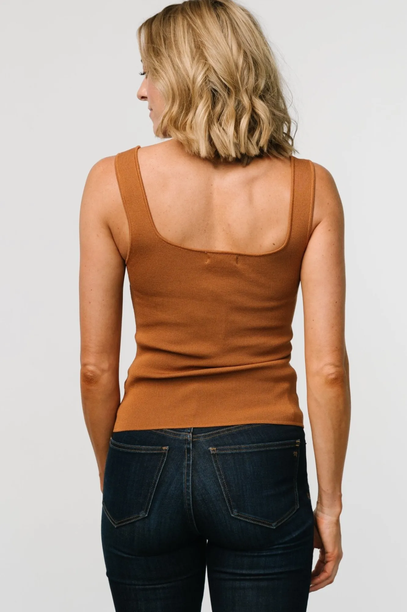 Baltic Born Cher Square Neck Knit Tank |