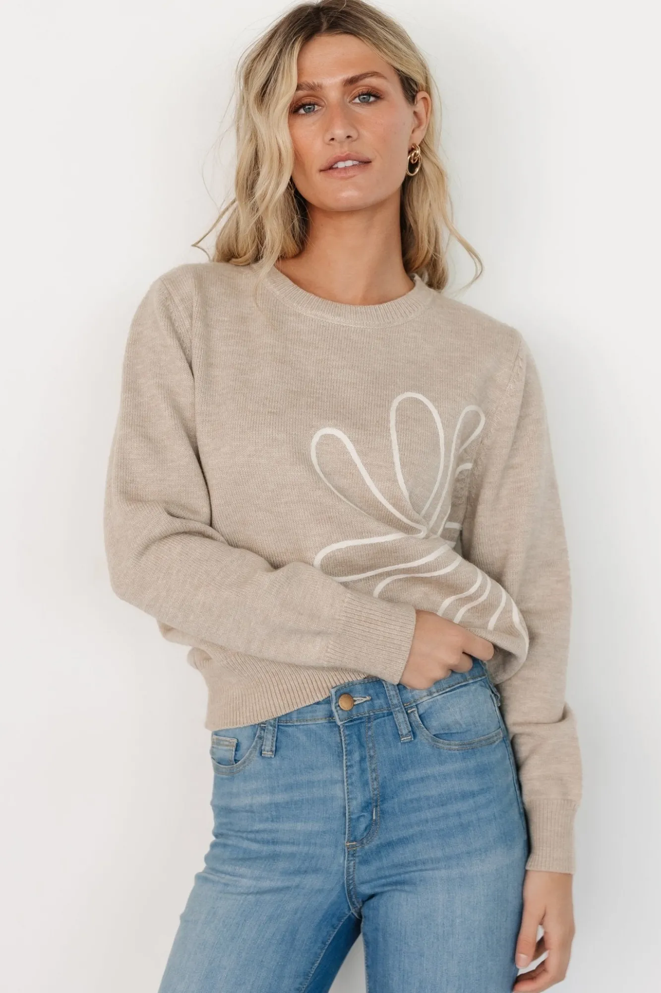 Baltic Born Cherish Flower Sweater |