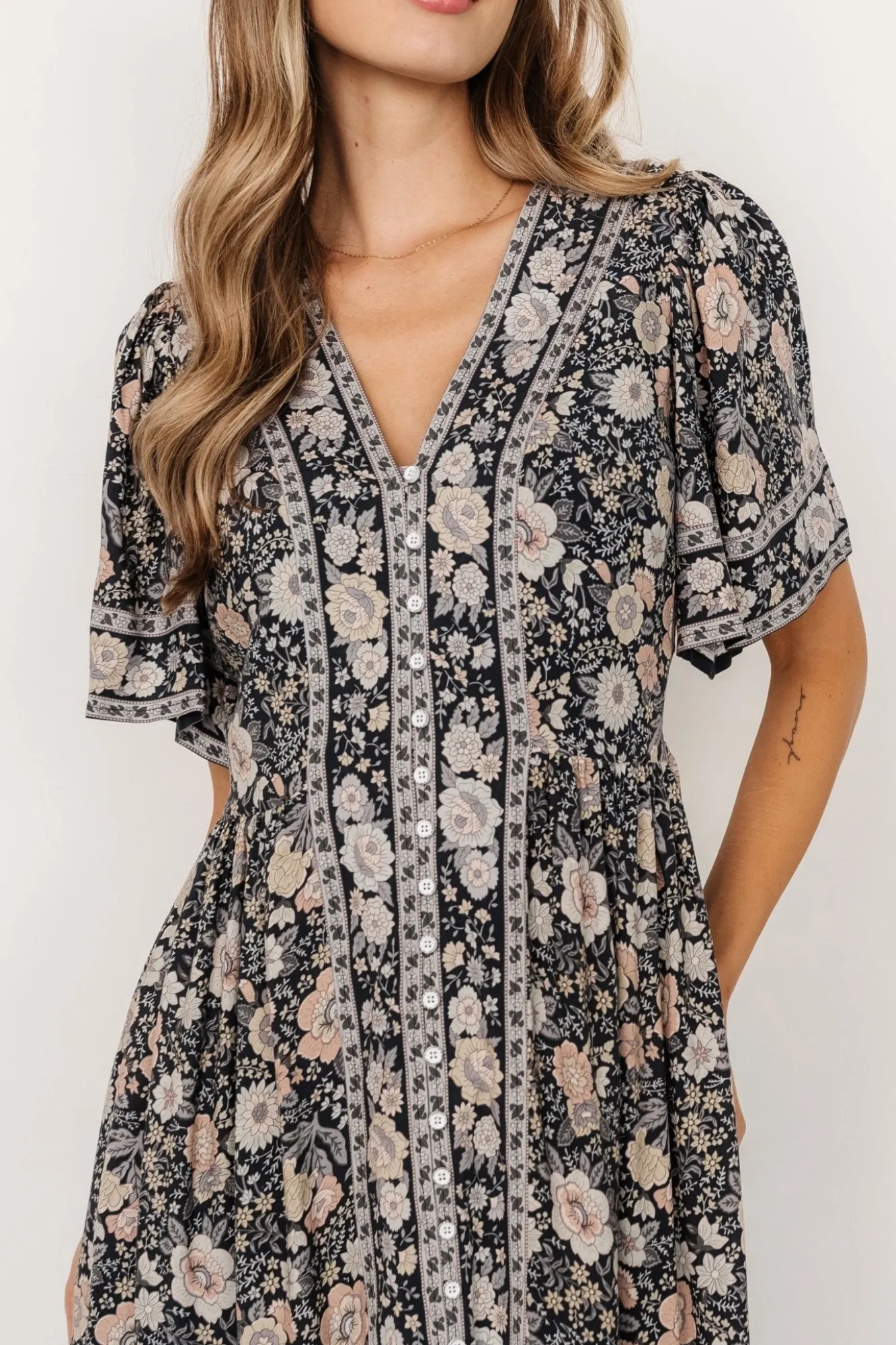 Baltic Born Cheryl Maxi Dress | Midnight Floral