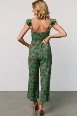 Baltic Born Chora Jumpsuit | Green Multi